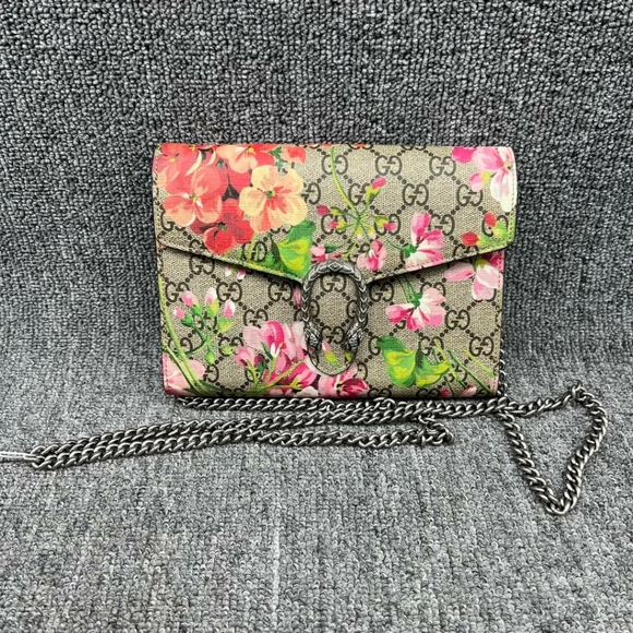 100% Authentic GUCCI Dionysus Brown Canvas Shoulder Bag 599-10924 - Picture 2 of 15